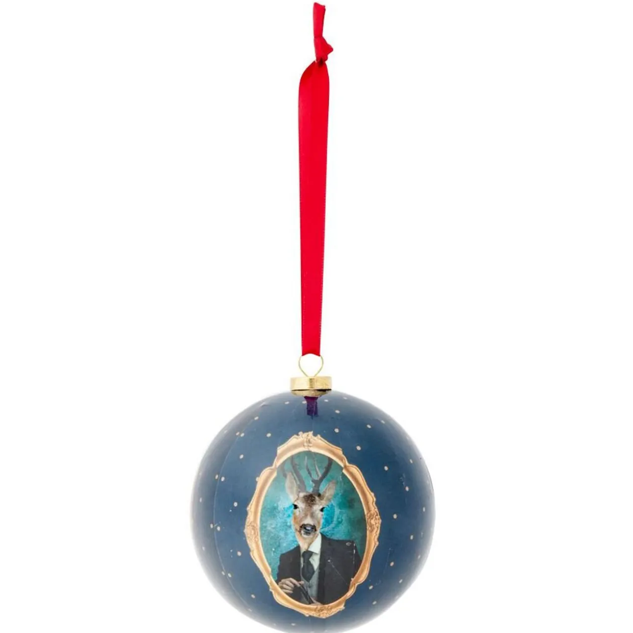 Boule de Noël traditionnel vintage Ø8cm - 3 modèles