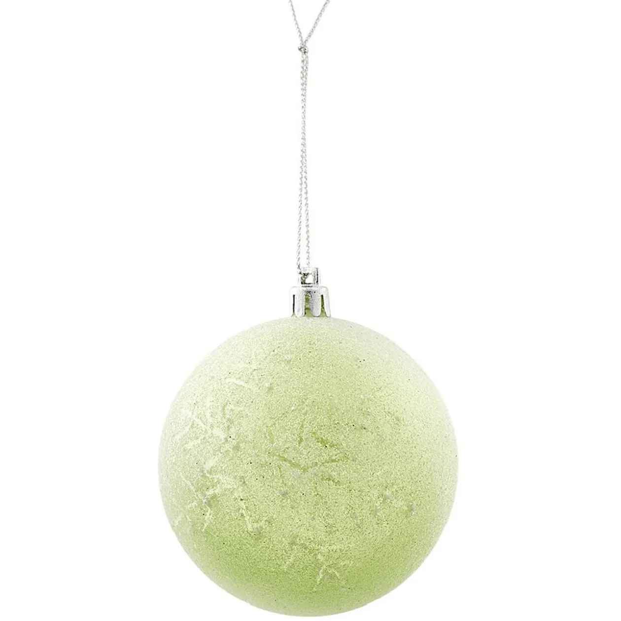 Boule de Noël transparente à paillettes