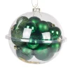 Boule de Noël verte x20
