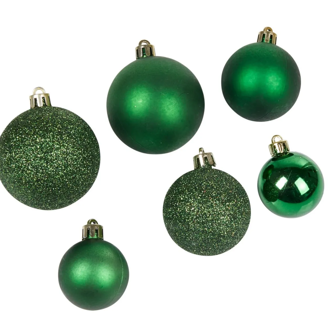 Boule de Noël verte x20