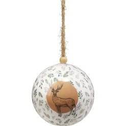 Boule de Noël XL design forêt Ø12cm