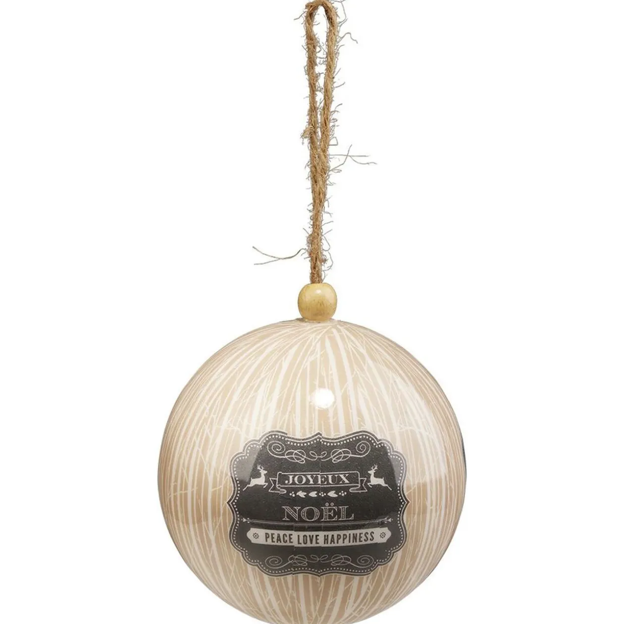 Boule de Noël XL design forêt Ø12cm