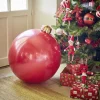 Boule de Noël XL gonflable Ø65cm pompe incluse - 3 coloris