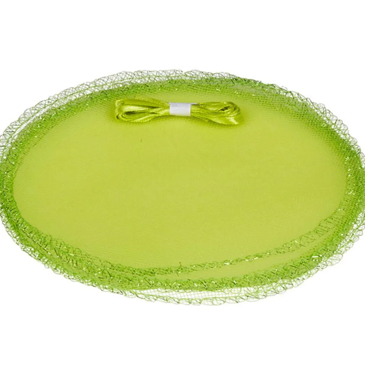 Bourse rond à dragées vert anis x6