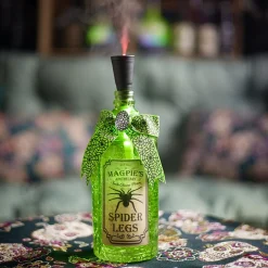 Bouteille motif Halloween LED fumée USB