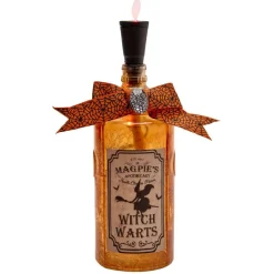 Bouteille motif Halloween LED fumée USB