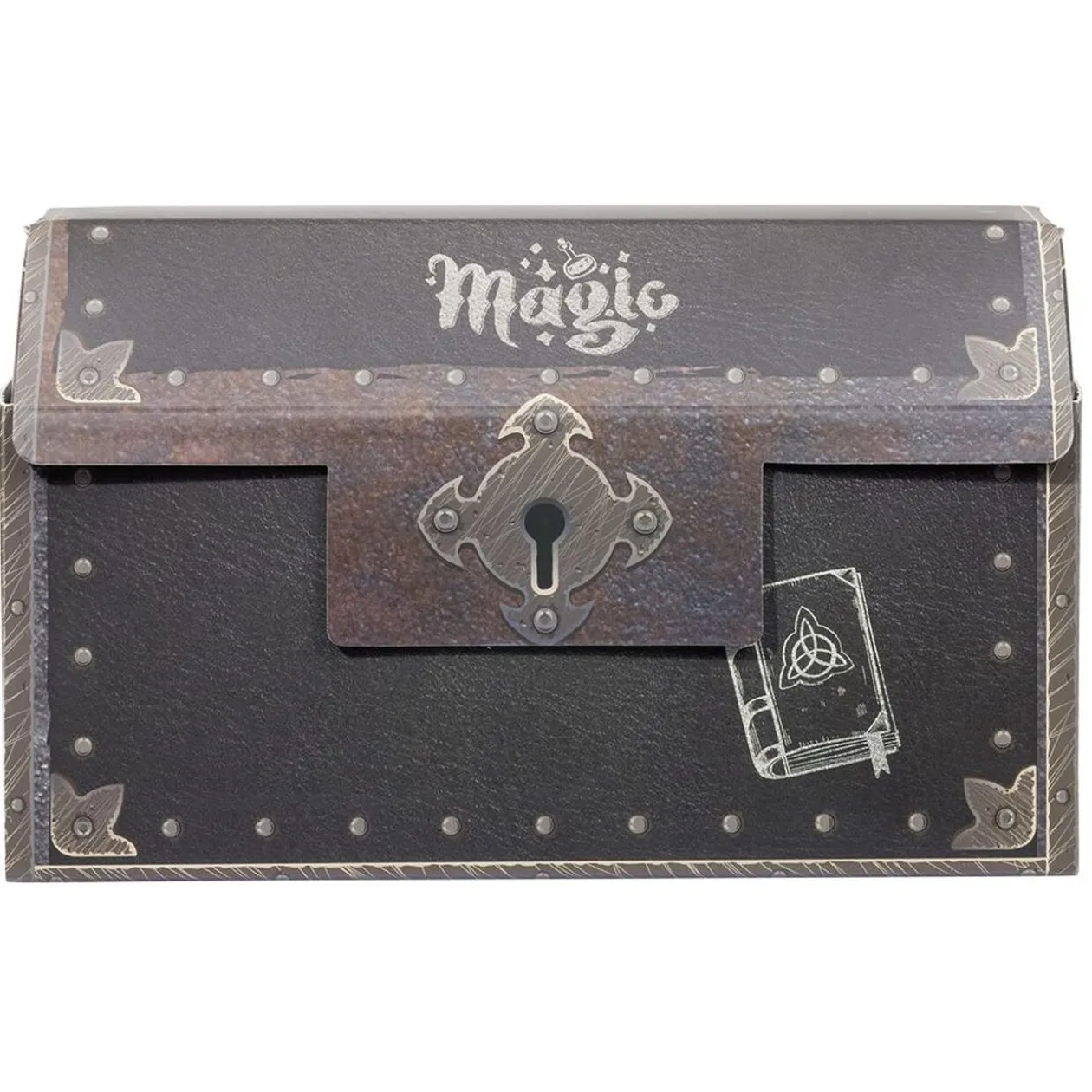 Box coffre décoration Sorcier party box 39 pièces