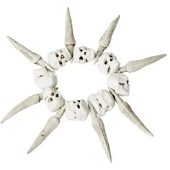 Bracelet Halloween crâne tête de mort L11x1,5cm