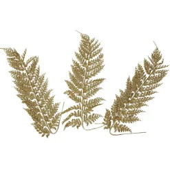 Branche décorative à paillettes doré