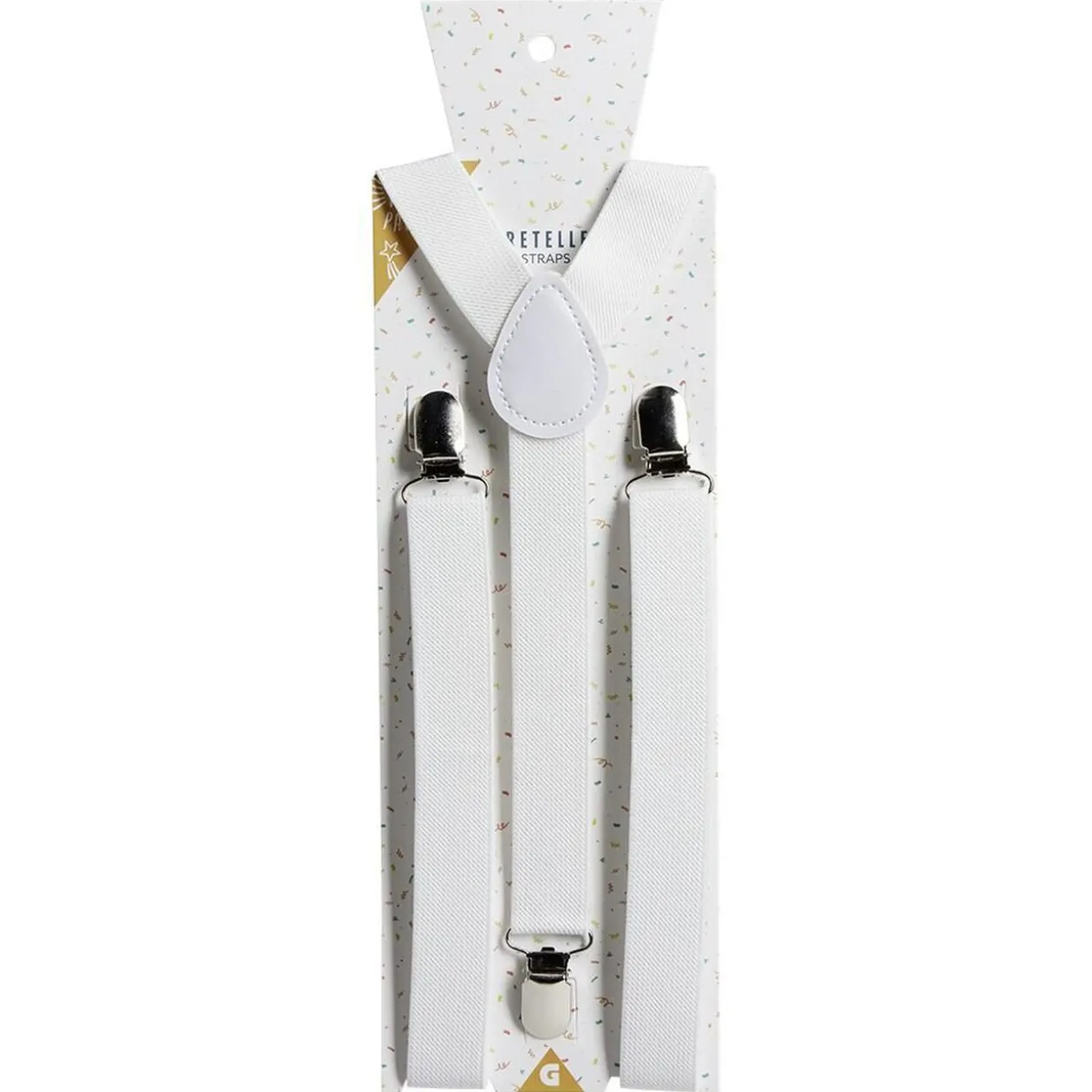 Bretelles fantaisies noires ou blanches L100cm
