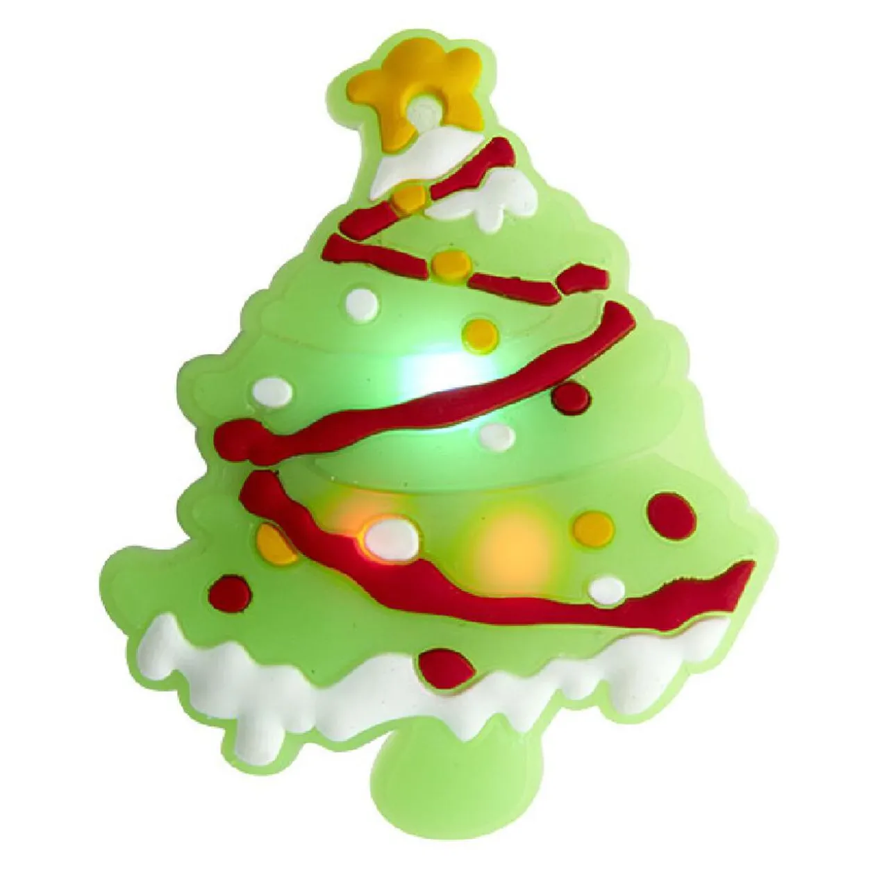 Broche lumineuse de Noël