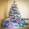 Cadeau décoratif Noël Disney Stitch lumineux 80LED H23cm