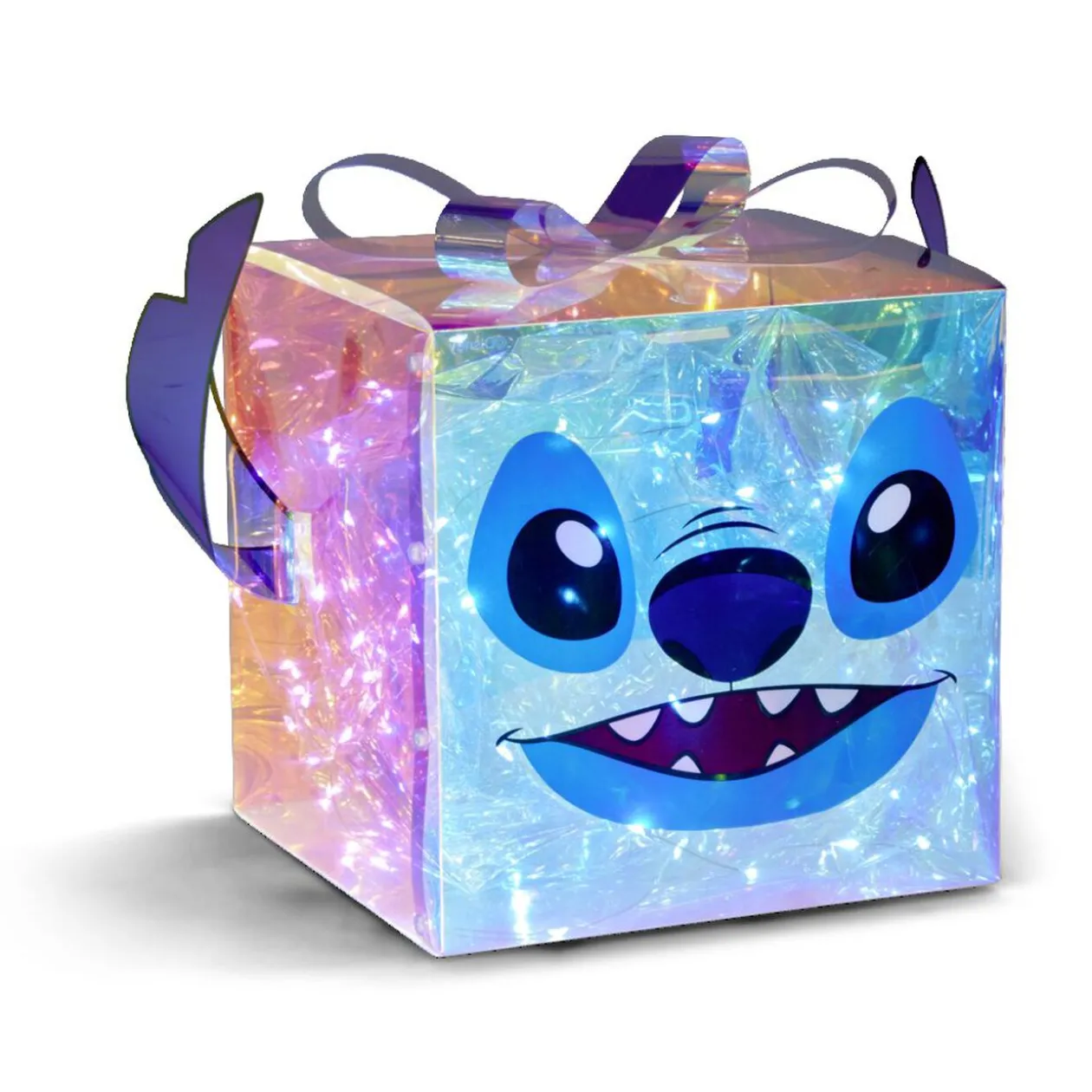 Cadeau décoratif Noël Disney Stitch lumineux 80LED H23cm