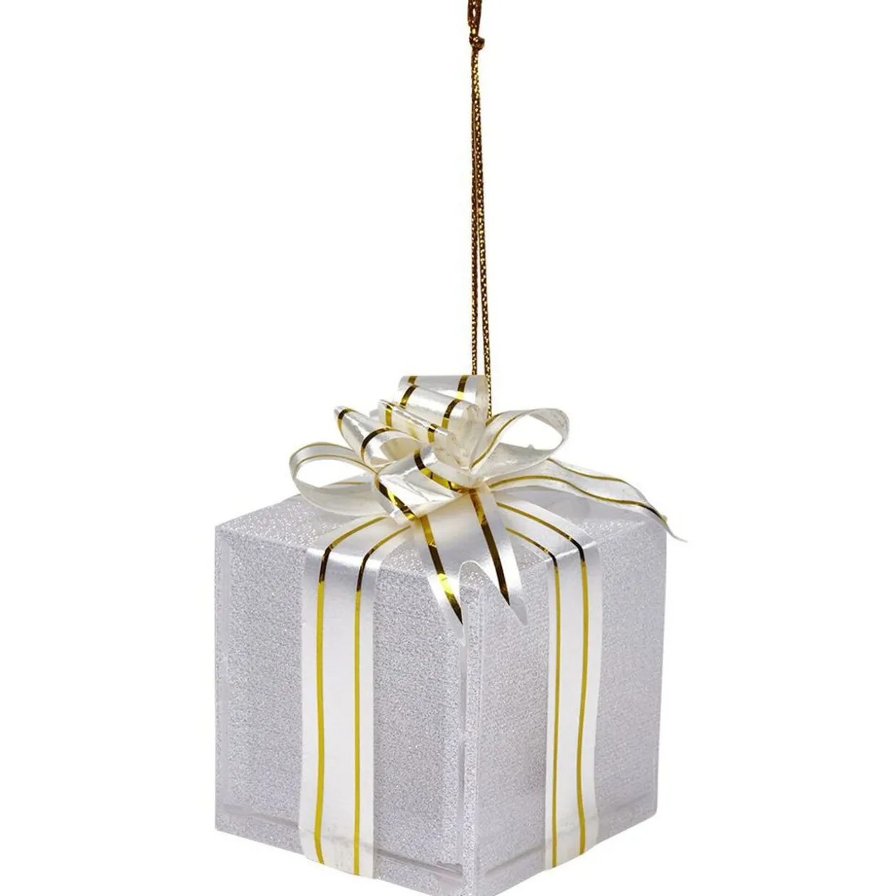 Cadeau de Noël lumineux à suspendre