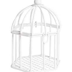 Cage à dragées blanche x2
