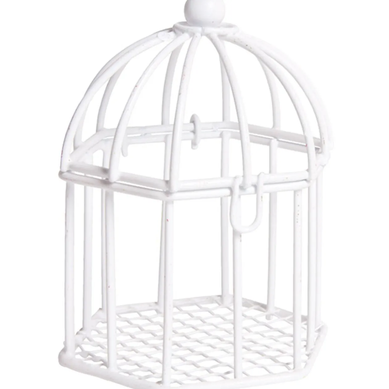 Cage à dragées blanche x2