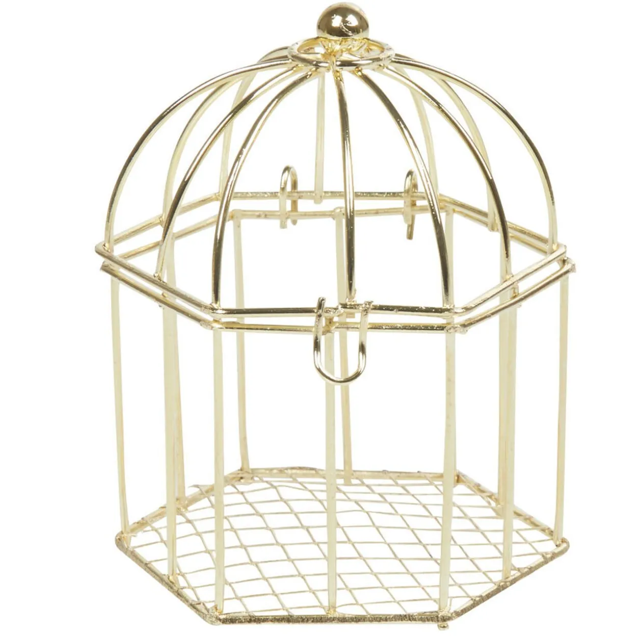Cage à dragées dorée x2