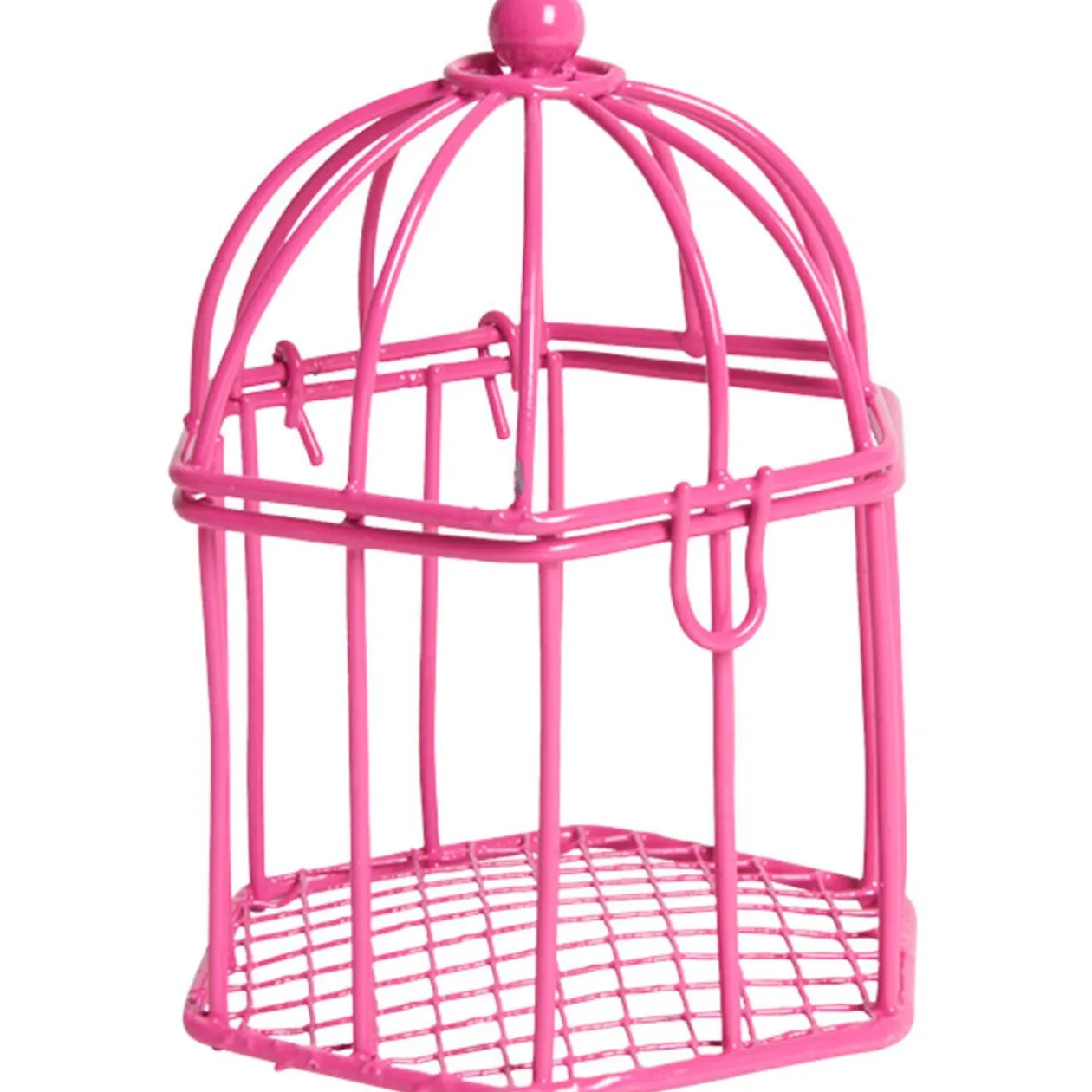 Cage à dragées rose fuchsia x2