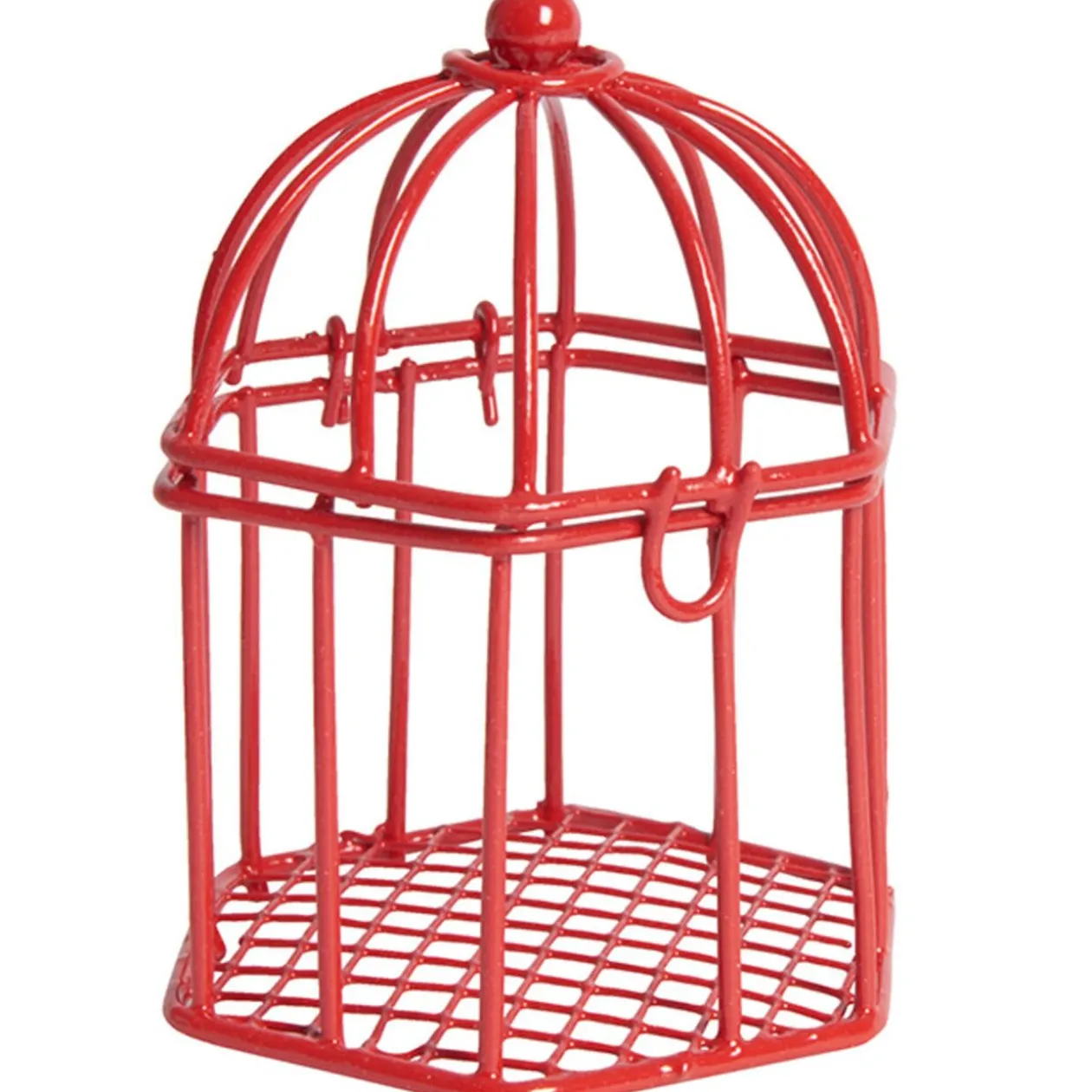 Cage à dragées rouge x2
