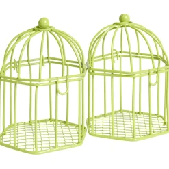 Cage à dragées verte anis x2