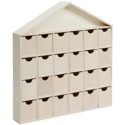 Calendrier de l'Avent 24 cases en bois