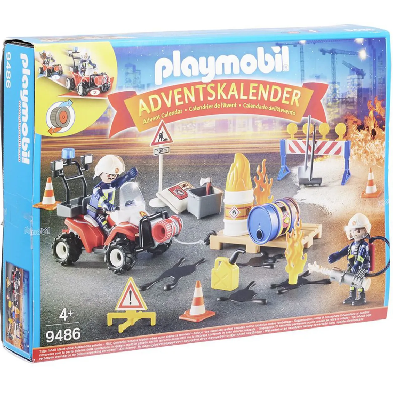 Calendrier de l'Avent pompier Playmobil