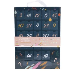 Calendrier de l'avent suspension à peindre
