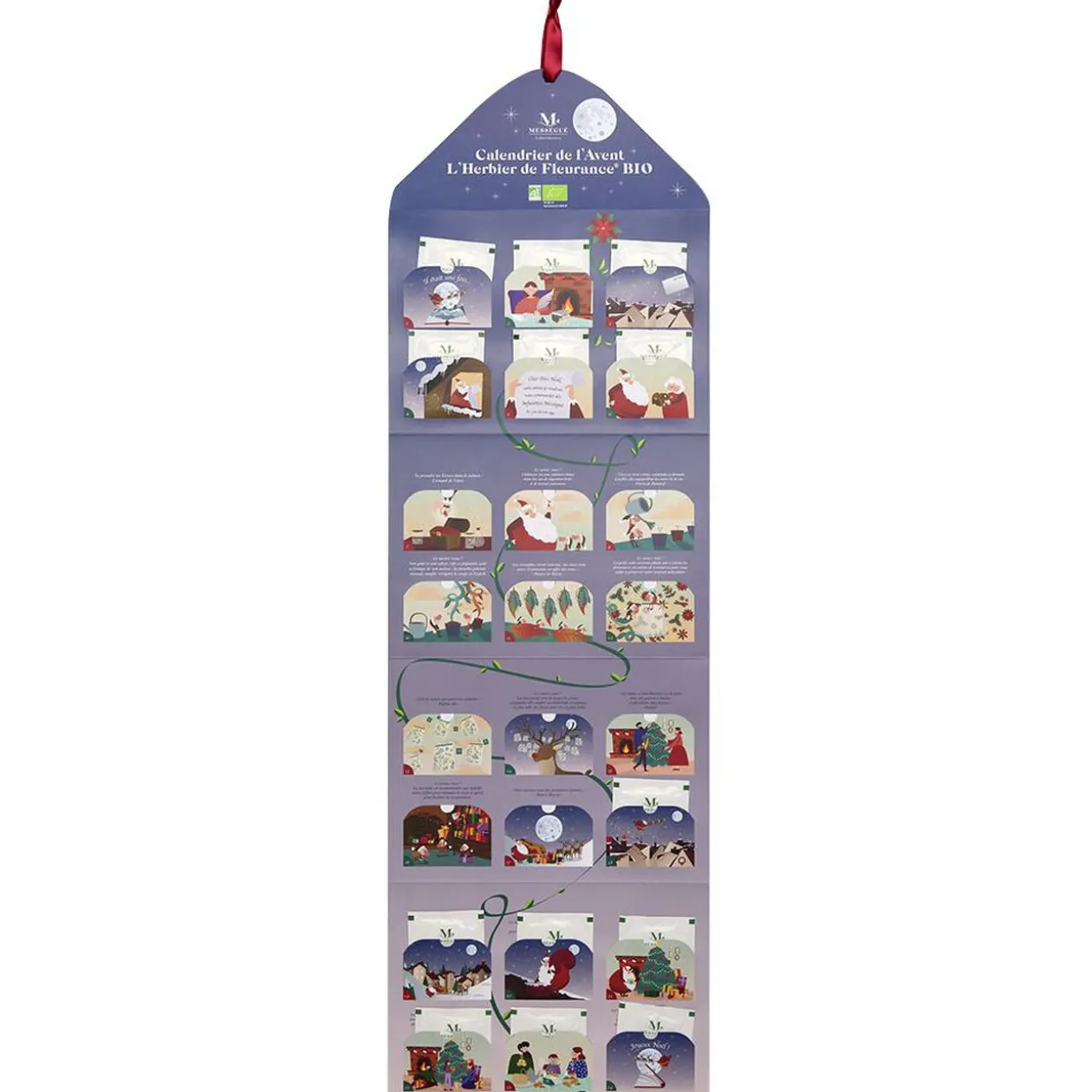 Calendrier de l'Avent thé 24 infusettes