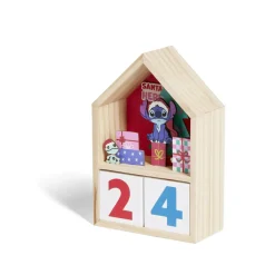 Calendrier Disney Stitch en bois H17cm