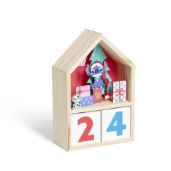 Calendrier Disney Stitch en bois H17cm