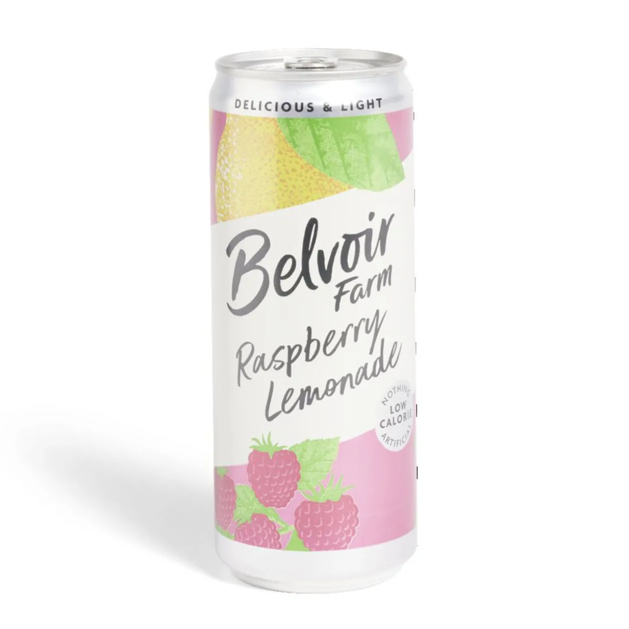 Canette Belvoir limonade framboise 33cl