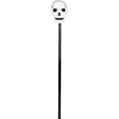 Canne tête de mort lumineuse accessoire déguisement Halloween