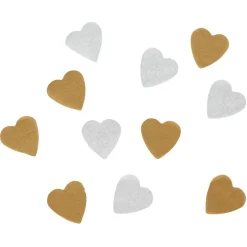 Canon à main x3 avec confettis coeurs papier de soie