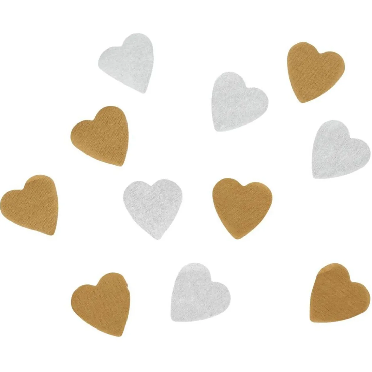 Canon à main x3 avec confettis coeurs papier de soie