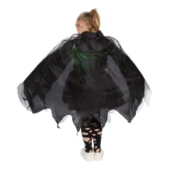 Cape enfant lumineuse noire Halloween