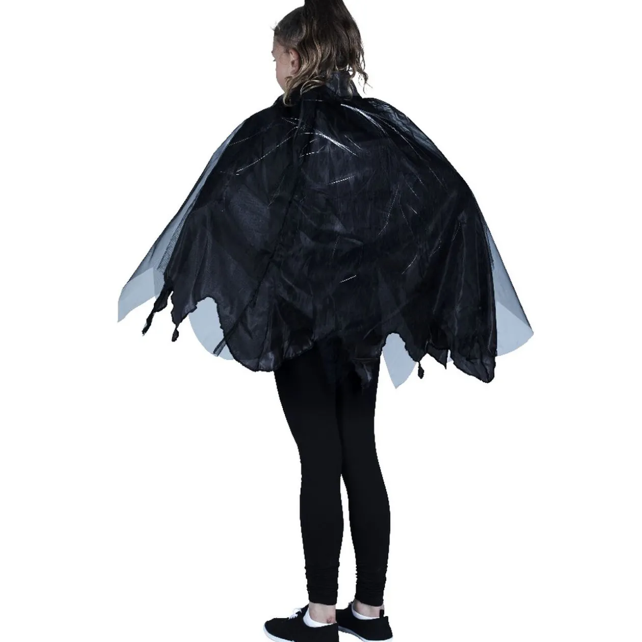 Cape noire enfant lumineuse