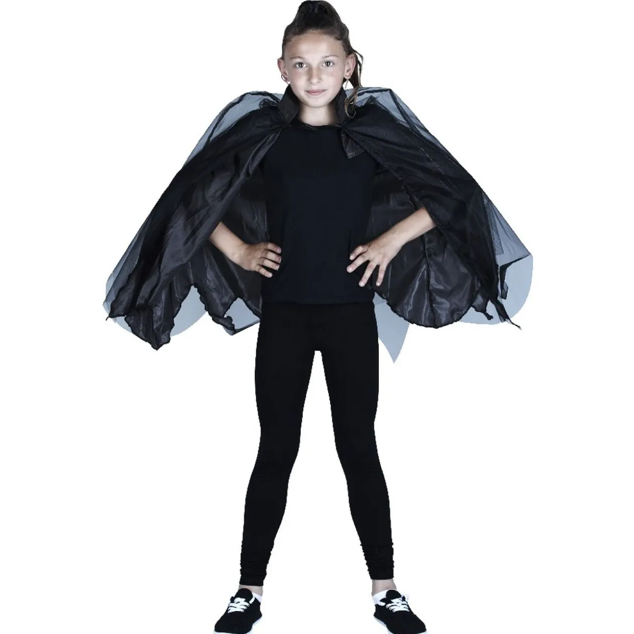 Cape noire enfant lumineuse