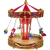 Carrousel de fête foraine animé lumineux et musical Village de Noël