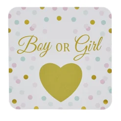 Carte à gratter révélation fille ou garçon x6 - 2 modèles