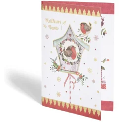 Carte de voeux Noël 12x17cm