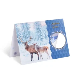 Carte de voeux Noël 12x17cm