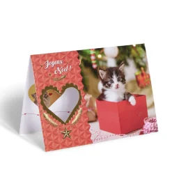 Carte de voeux Noël 12x17cm