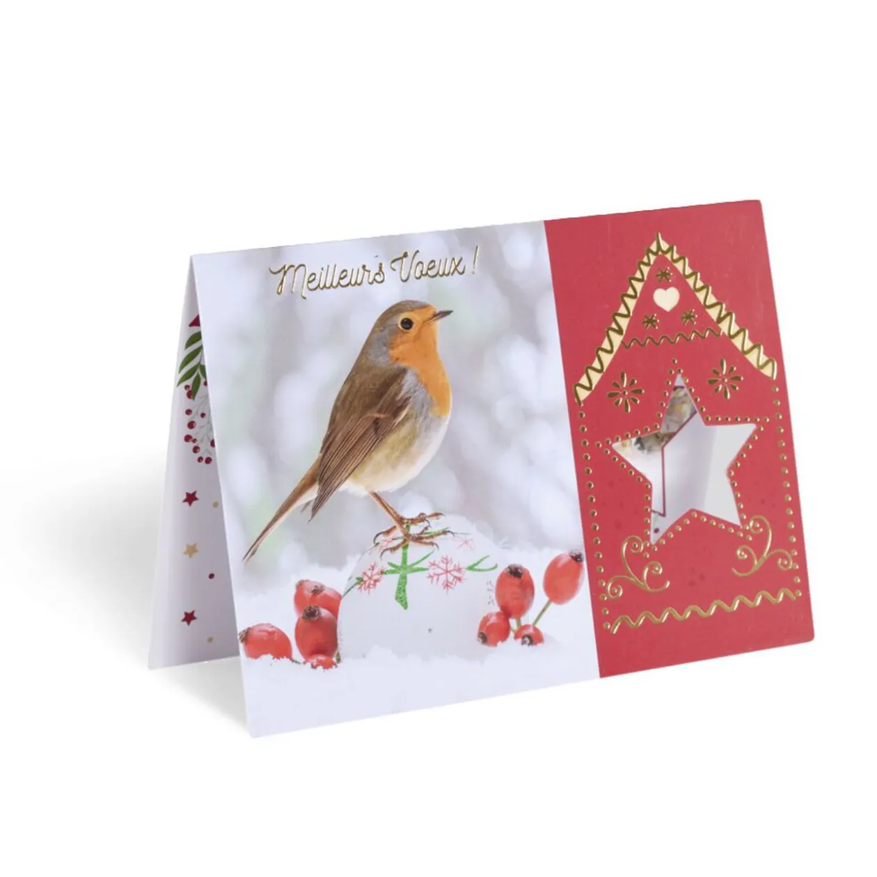 Carte de voeux Noël 12x17cm