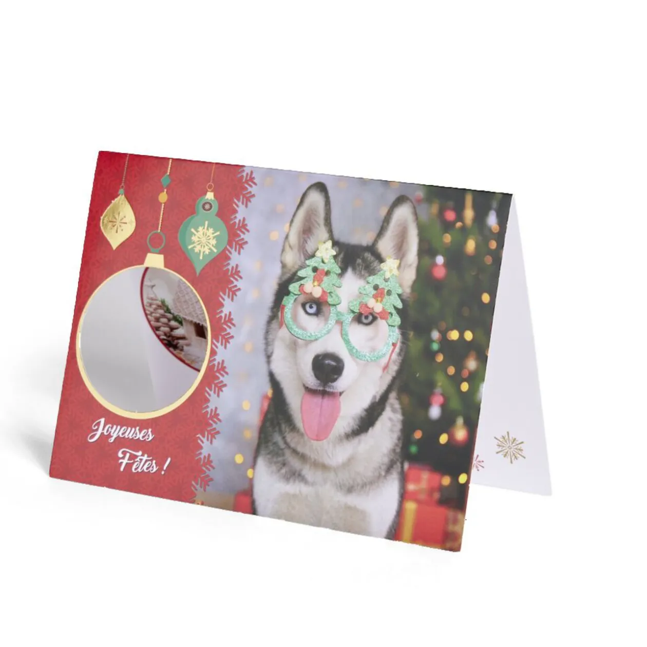 Carte de voeux Noël 12x17cm