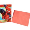 Carte invitation Spiderman x6