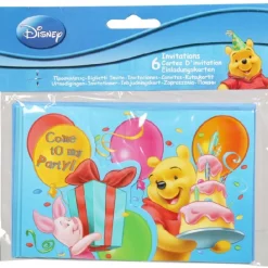 CARTE INVITATION WINNIE X6