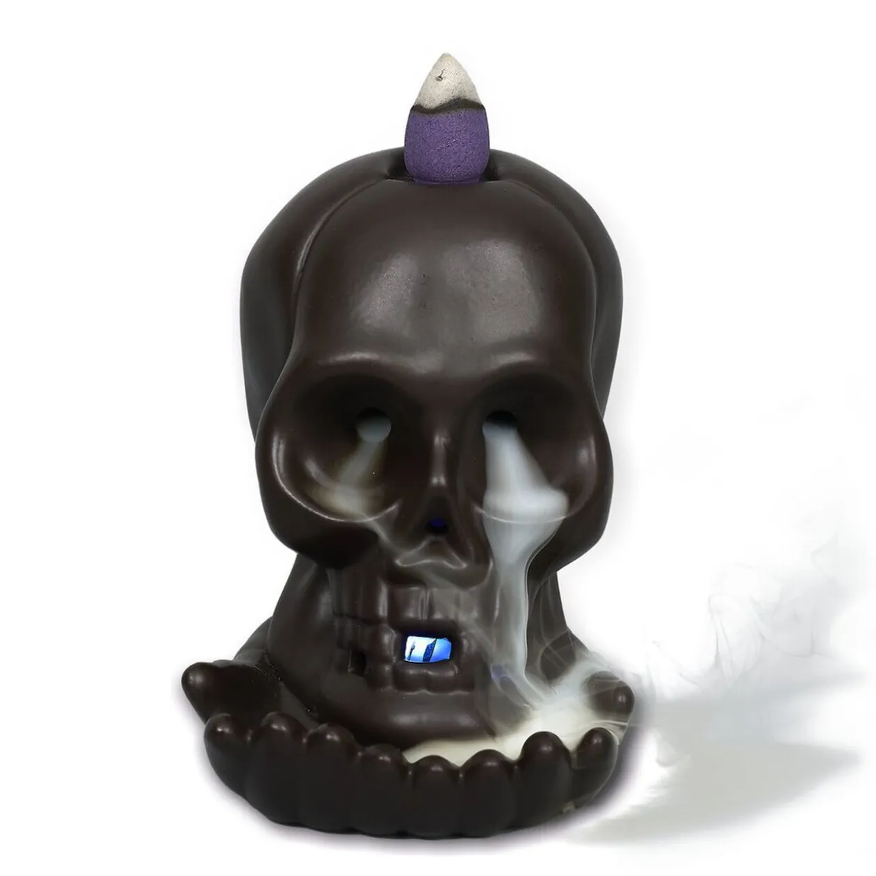 Cascade encens crâne squelette Halloween