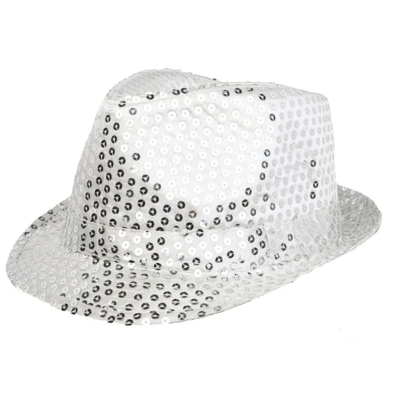 Chapeau à sequins doré ou argenté