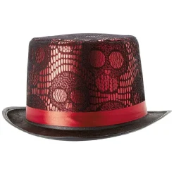 Chapeau brillant tête de mort