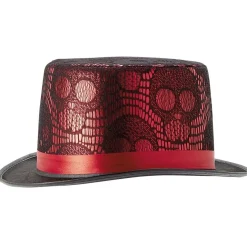 Chapeau brillant tête de mort